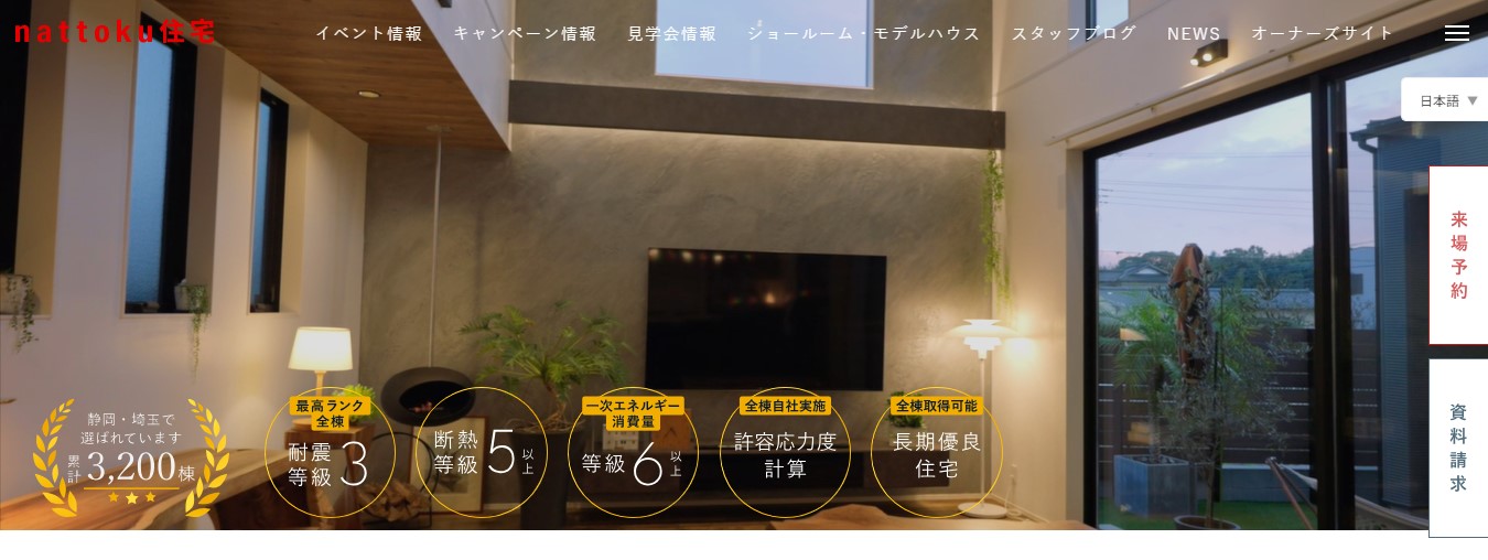 nattoku住宅の口コミや評判